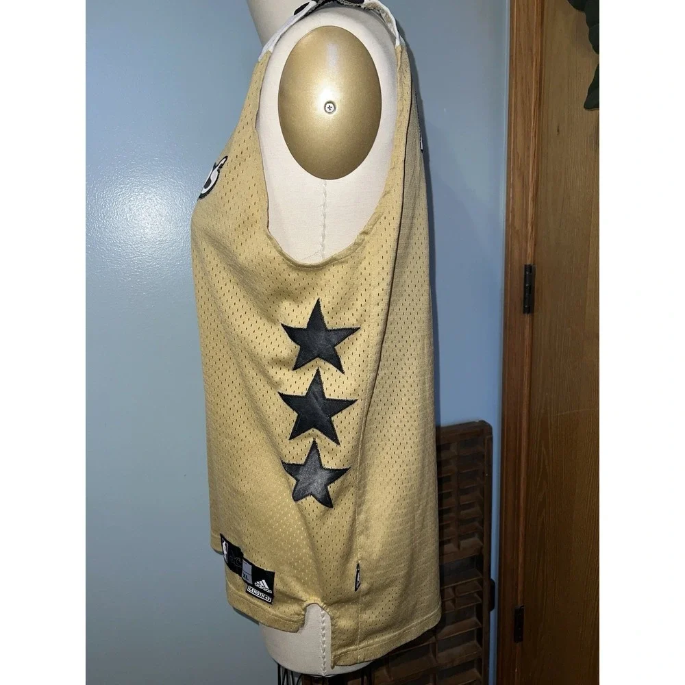 Adidas Gilbert Arenas Wizards Jersey Mens XL Gold Good NBA Agent Zero #0‎ Mesh